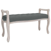 Panca 110 x 45 x 60 cm tessuto grigio scuro 02_0010658