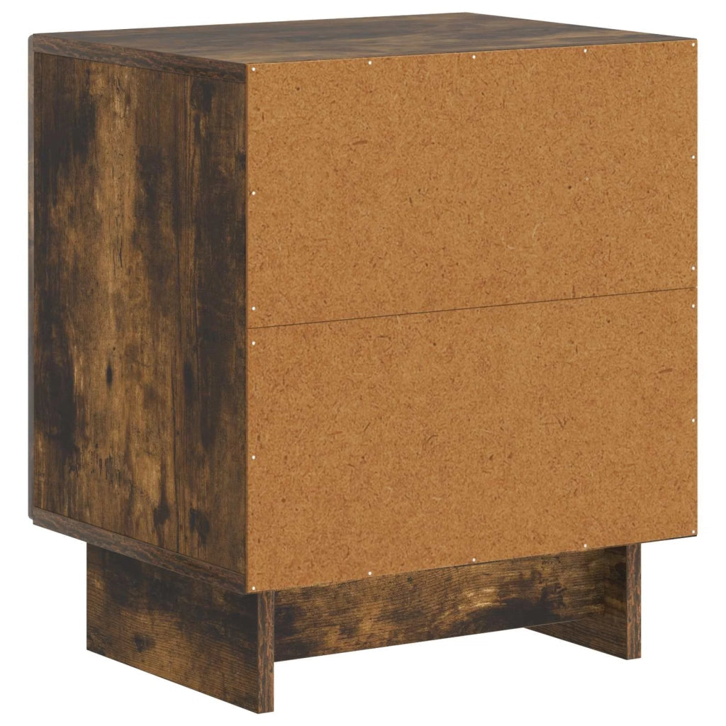 Armadio da Notte Rovere Fumo 43 x 34,5 x 50 cm 893885