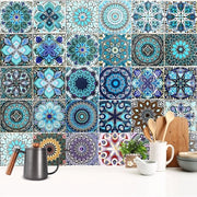 Tegelstickers 30 pezzi - Dimensioni 15x15 cm - Stile Marocchino - Autoadesivi - Decorativi - Adatti per Cucina e Bagno - Mosaico da Parete