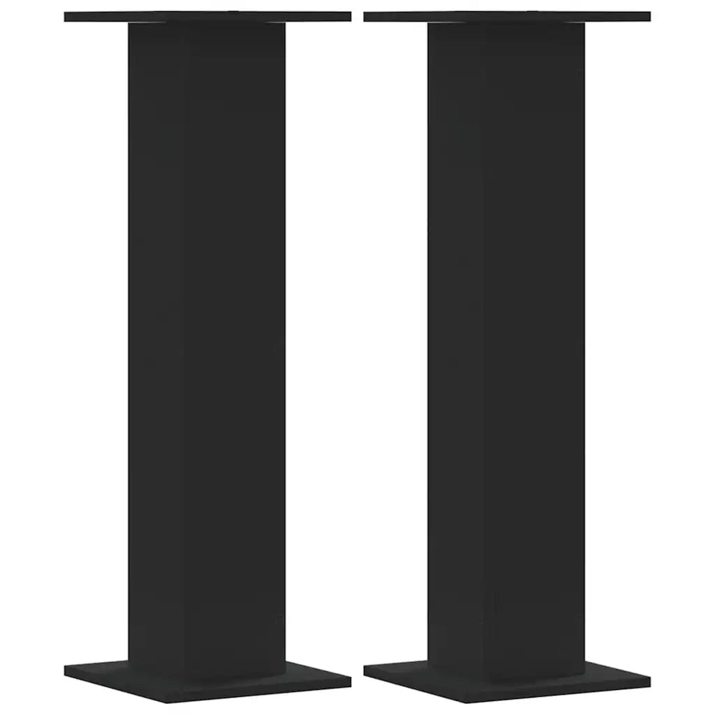 Supporti per piante | Sostegno per piante 2 pz Neri 30x30x95 cm Legno Multistrato