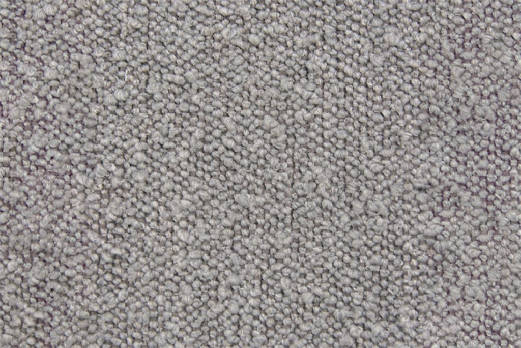 Testiera in tessuto bouclé grigio con linee L160 cm