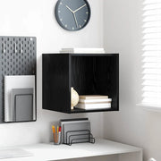 Armadietto a muro Rovere Nero 37 x 37 x 37 cm Legno multistrato 875076
