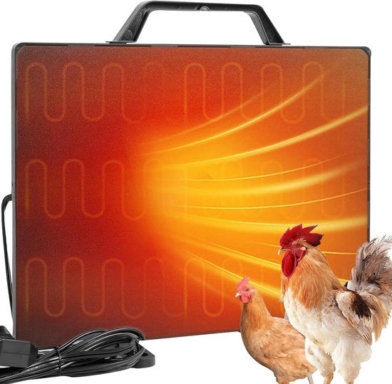 Pannello di riscaldamento radiale sicuro da 140W con certificato ETL, design silenzioso e opaco, ideale per uso in pollai e gabbie per piccoli animali e sotto un mobile