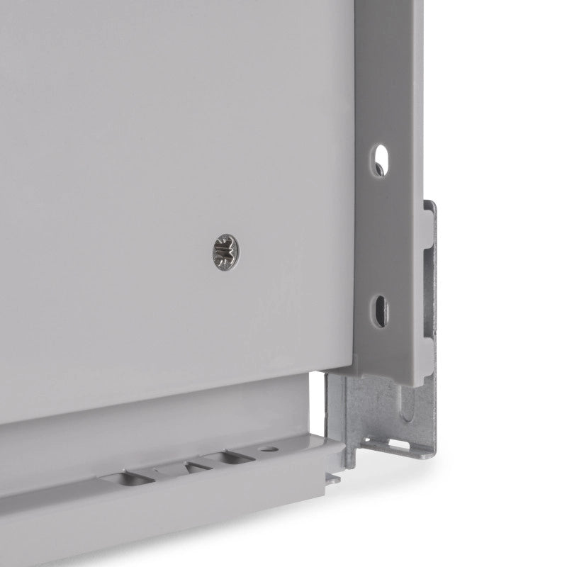 Cassetto esterno Vertex con regolazione 3D altezza 131mm, 40kg, profondità 450mm, Acciaio, Grigio antracite