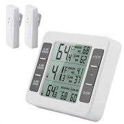 Termometro di temperatura esterno e interno - 2 Sensores - Display LCD - Altoparlante acustico - Allarme acustico - Senza fili - Temperatura esterna e interna