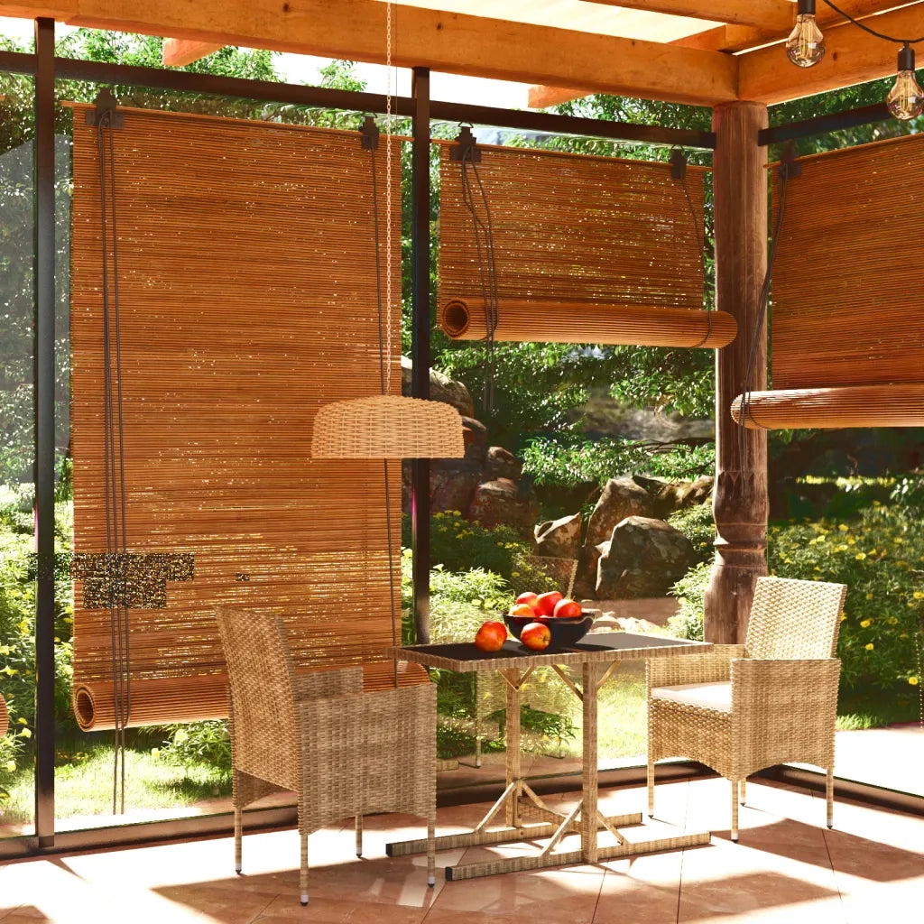 Set Mobili da Pranzo per Giardino 3 pz Beige 3072459