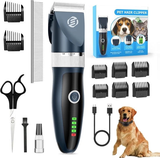 Tondeuse per cani - Trimmer per cani - Tondeuse per peli spessi - Tondeuse per animali - Tondeuse per cani per truccatori