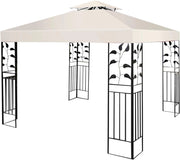 Tetto di Ricambio per Gazebo da Giardino Copertura di Ricambio Gazebo 3 x 3 m (Beige)