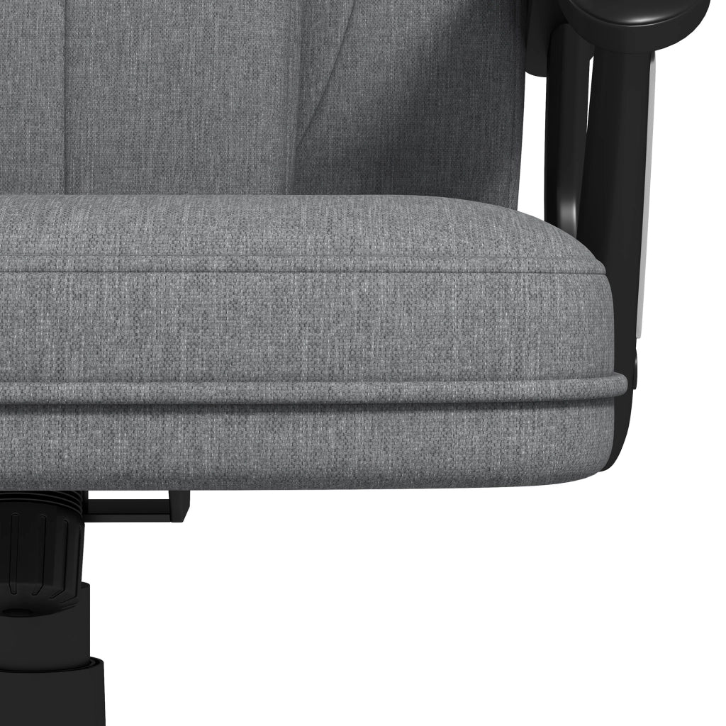 Sedia da Ufficio Girevole con Basculante ¨C zephmum ¨C Grigio 66x75x110-120cm