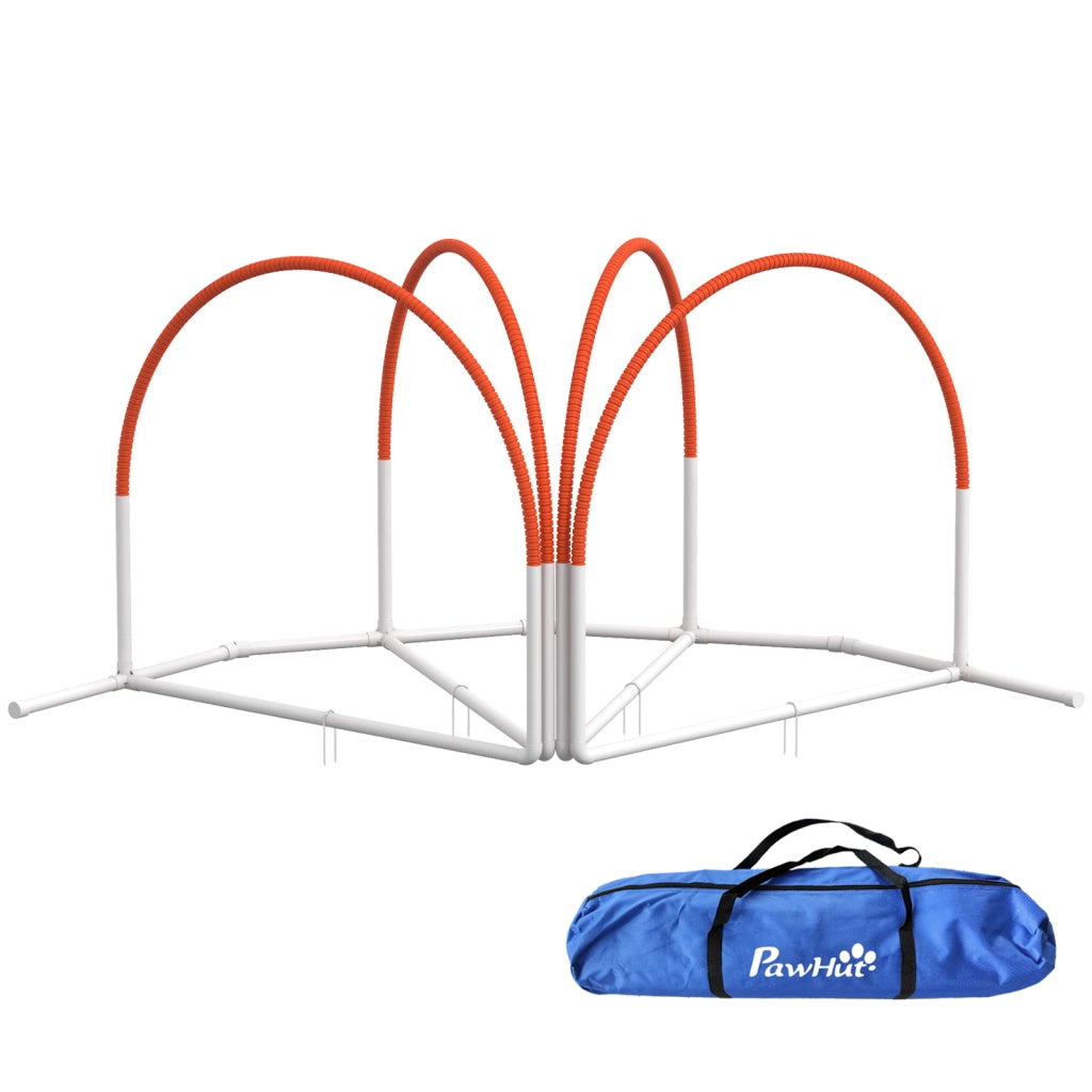 Kit di Agility per Cani ¨C Minimal ¨C 4 Pezzi con Borsa da Trasporto