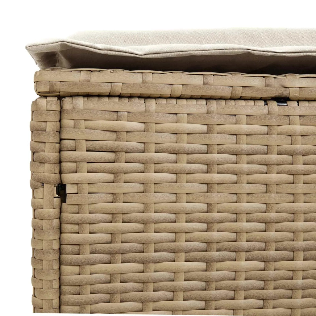 Poggiapiedi da Giardino 2 Pezzo Beige e Crema 38 x 38 x 45 cm 42025387