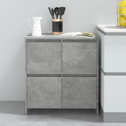 Credenza-Buffet-Armadio da cucina Grigio Cemento 70x41x75 cm in Truciolato 387428