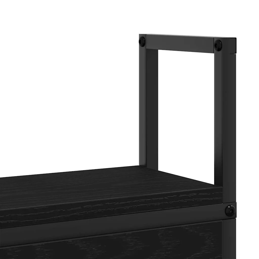 Testiera | Testata con Stazione di Carica e Storage Rovere nero