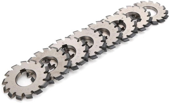 Set di frezatondini complesso 8 pezzi - Strumenti per la lavorazione di tondini - Per frezare tondini - Qualità professionale