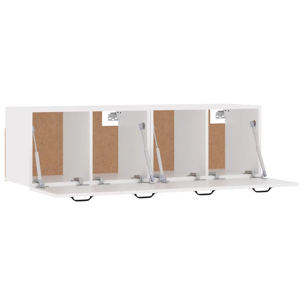 Mobili Parete 2 pz Bianco 80x35x36,5 cm in Legno Multistrato 3115652