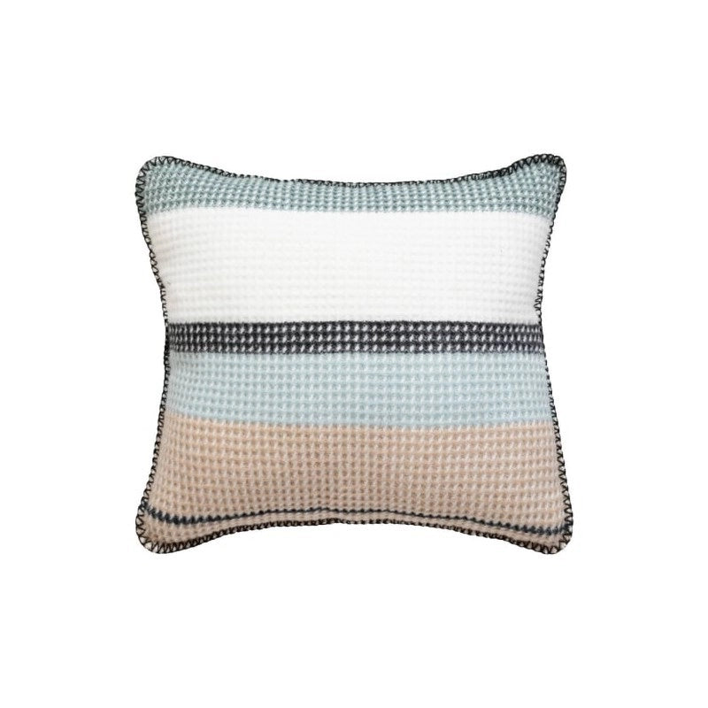 Cuscino Owen a strisce blu 45x45 cm