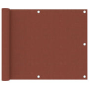 Paravento in terracotta per balcone 75 x 300 cm tessuto oxford 02_0010409