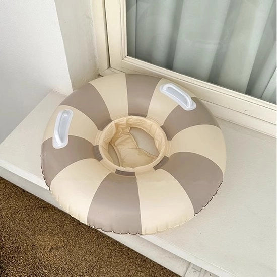 Bambino in gomma per nuotatare da 2 a 6 anni con sedile e maniglie gonfiabile 65cm