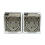 Doppia presa PT 16A, 250V IP44