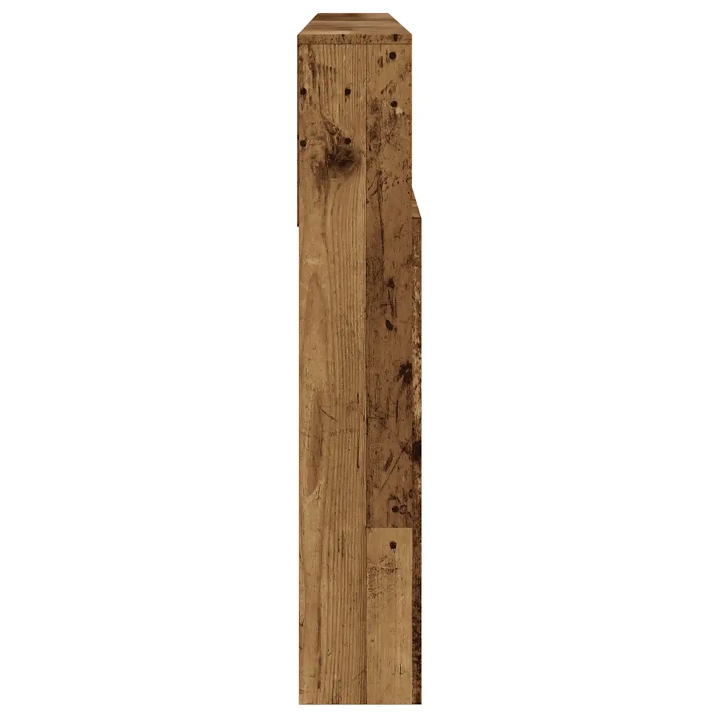 Testiera | Testata con Contenitore Legno Antico 200x19x103,5cm Truciolato