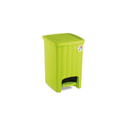 Stefanplast Pattumiera con Pedale 20L Verde in Plastica Rigenerata