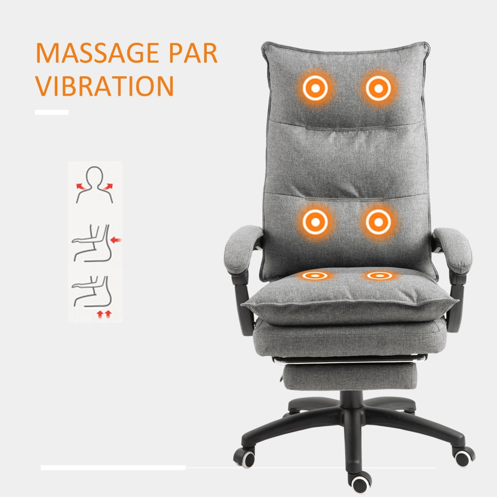 Sedia da ufficio massaggiante ergonomica ¨C Minimal ¨C grigio