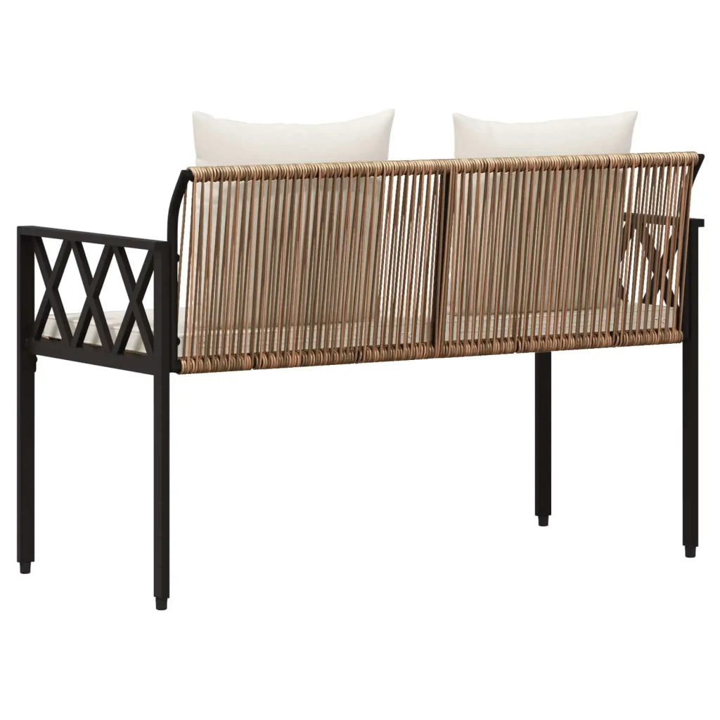 Panchine da esterno 2 -Seater 116 x 56 x 75 cm polyrattan 42025354