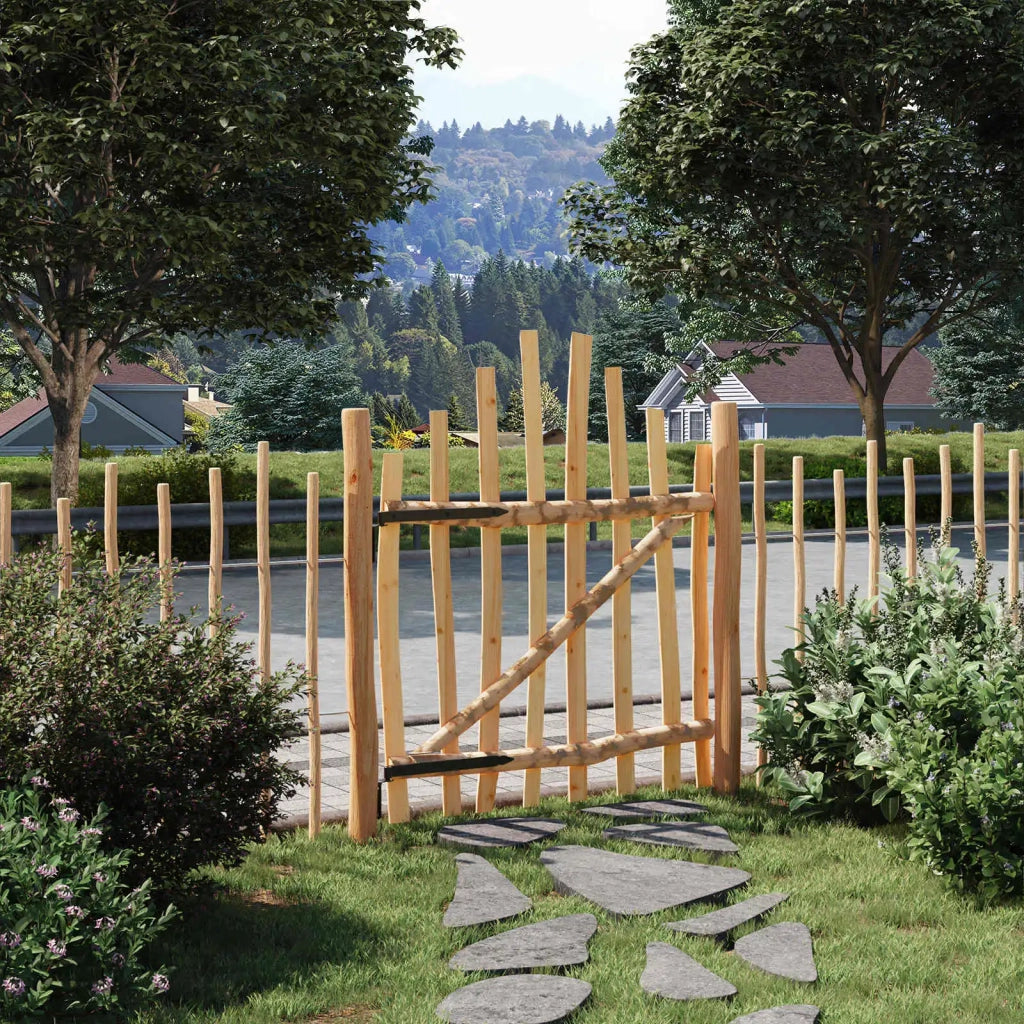Cancello della recinzione arcuato 100 x 120 cm Altro materiale 42040683