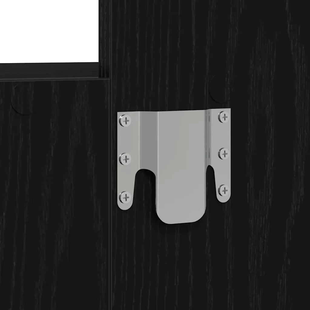 Tavolo da Trucco Nero 60 x 40 x 70 cm Legno multistrato 865191