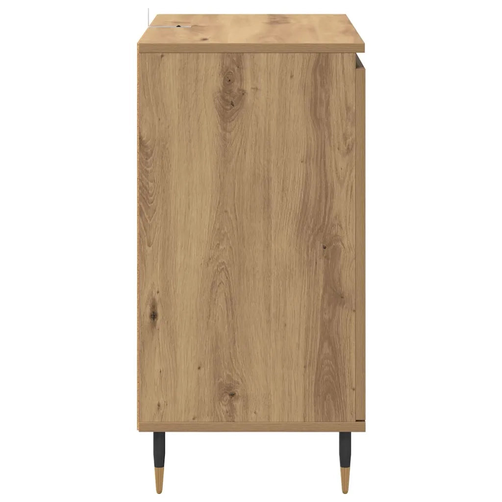 Credenza-Buffet-Armadio da cucina Rovere artigianale 60 x 35 x 70 cm Legno multistrato 513687