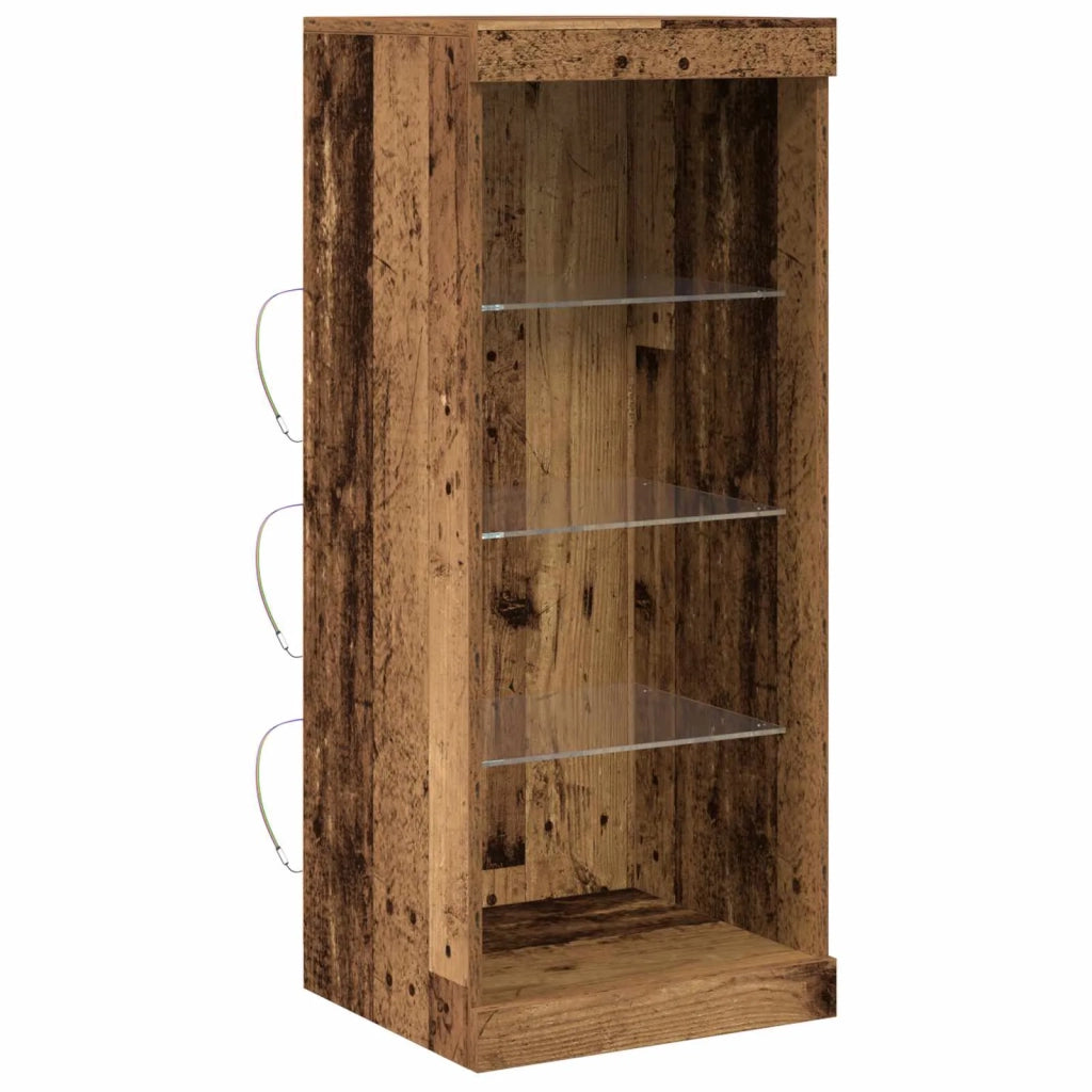 Credenza | Madia LED Legno vecchio 41 x 37 x 100 cm Legno multistrato