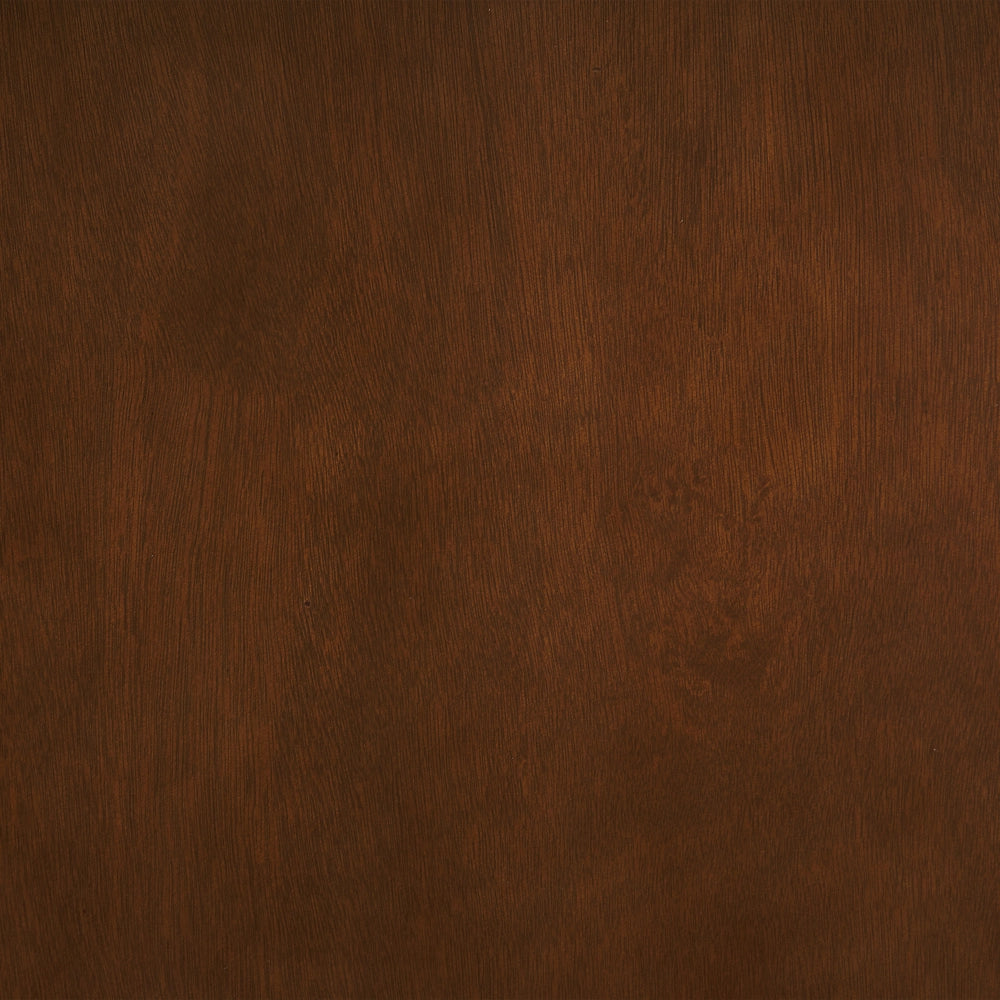 Tavolo da pranzo mogano scuro MDF rubberwood ø 120 cm rotondo di ispirazione retrò design soggiorno sala da pranzo