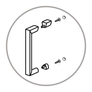RICAMBISTICA BOX DOCCIA A MARCHIO AMBRA 02 CARRELINO INF. + SUP. PER BOX GALILEO/LEONARDO/DARWIN