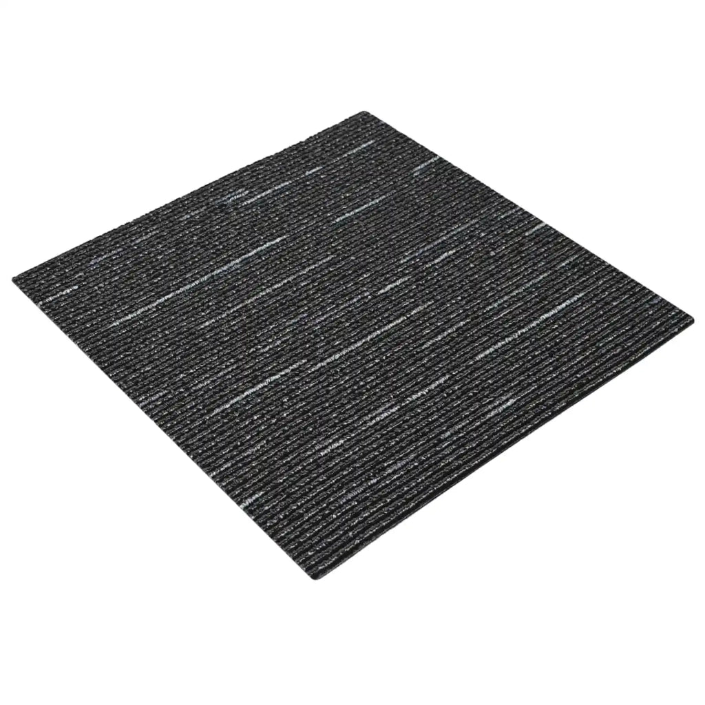 Piastrella per Tappeto Strisce Nere 50 x 50 cm 20 pz CFW2096819