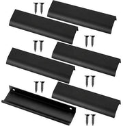 6 x Maniglia Quadrata - Maniglie Cassetta - per Porte e Mobili Cucina - Maniglia Trattativa Nascosta