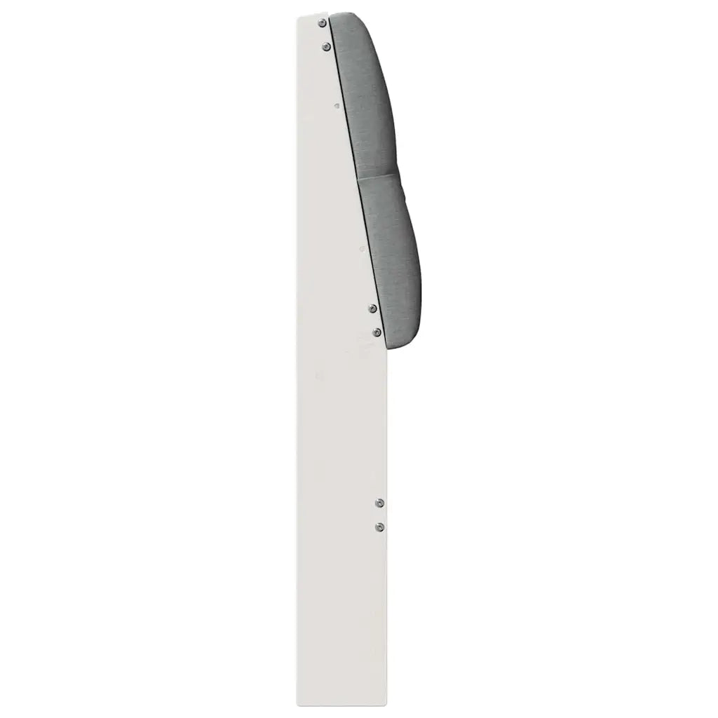 Testiera | Testata imbottita Grigio chiaro 140 cm Pino massello