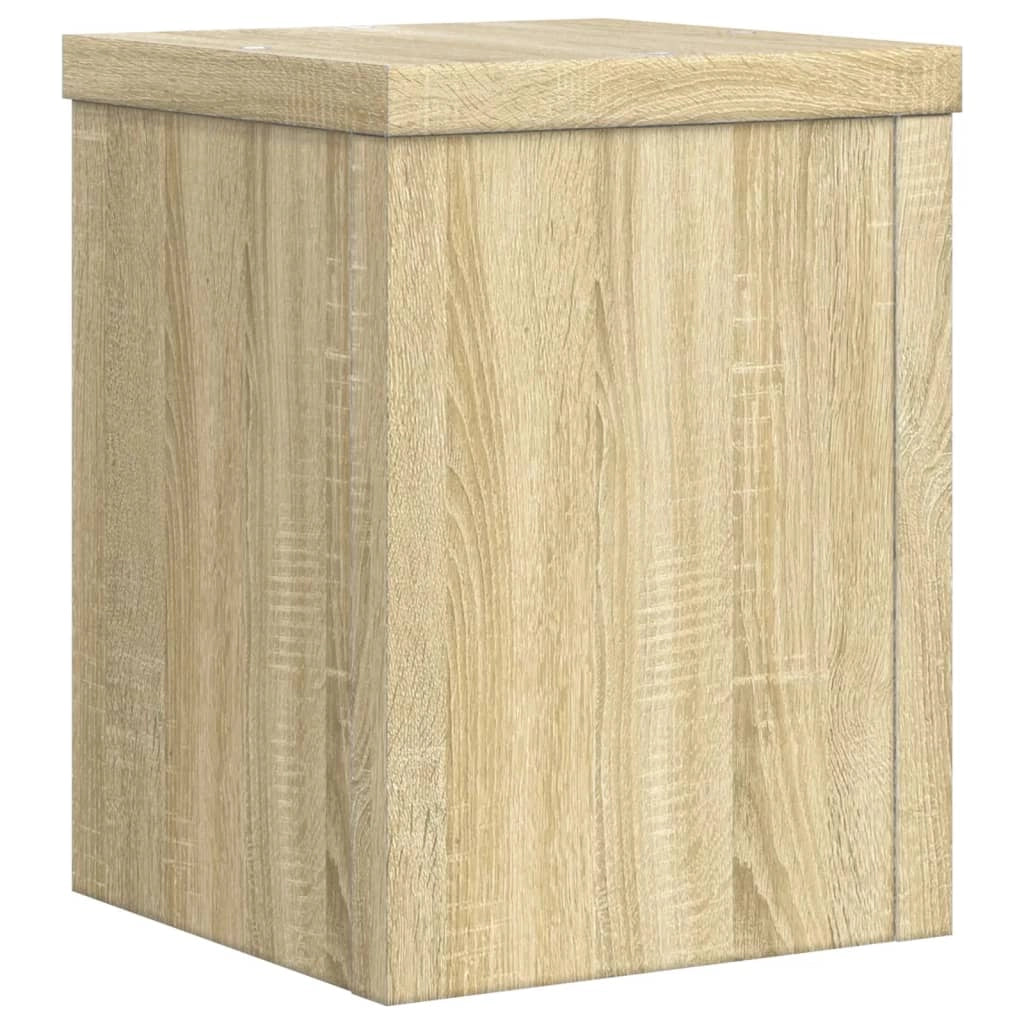 Portavasi mobili per fiori set da 2 legno ingegnerizzato Sonoma marrone 02_0045347