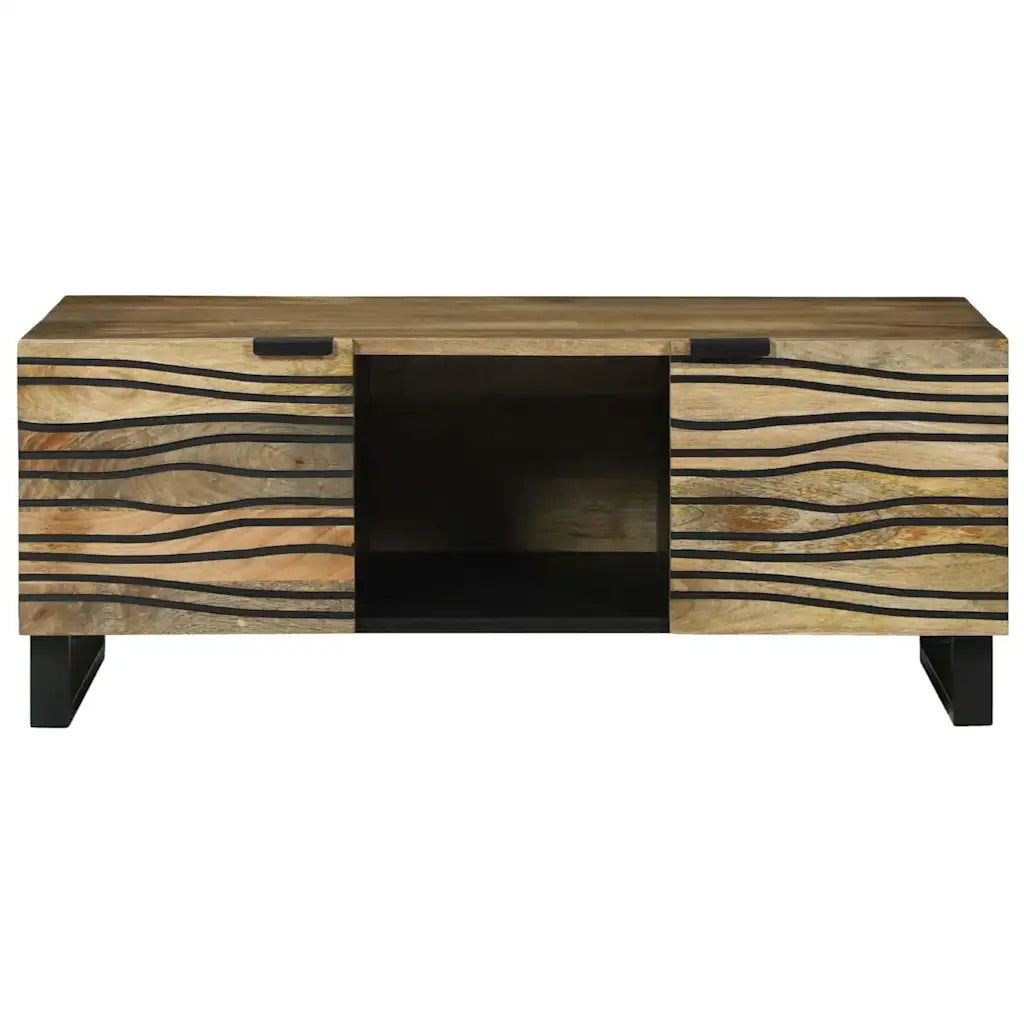Tavolino da salotto Marrone e Nero 100 x 54 x 40 cm 4017948