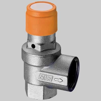 VALVOLA DI SICUREZZA PER IMPIANTI SOLARI FAR  1/2 Bar 8,0     FAR