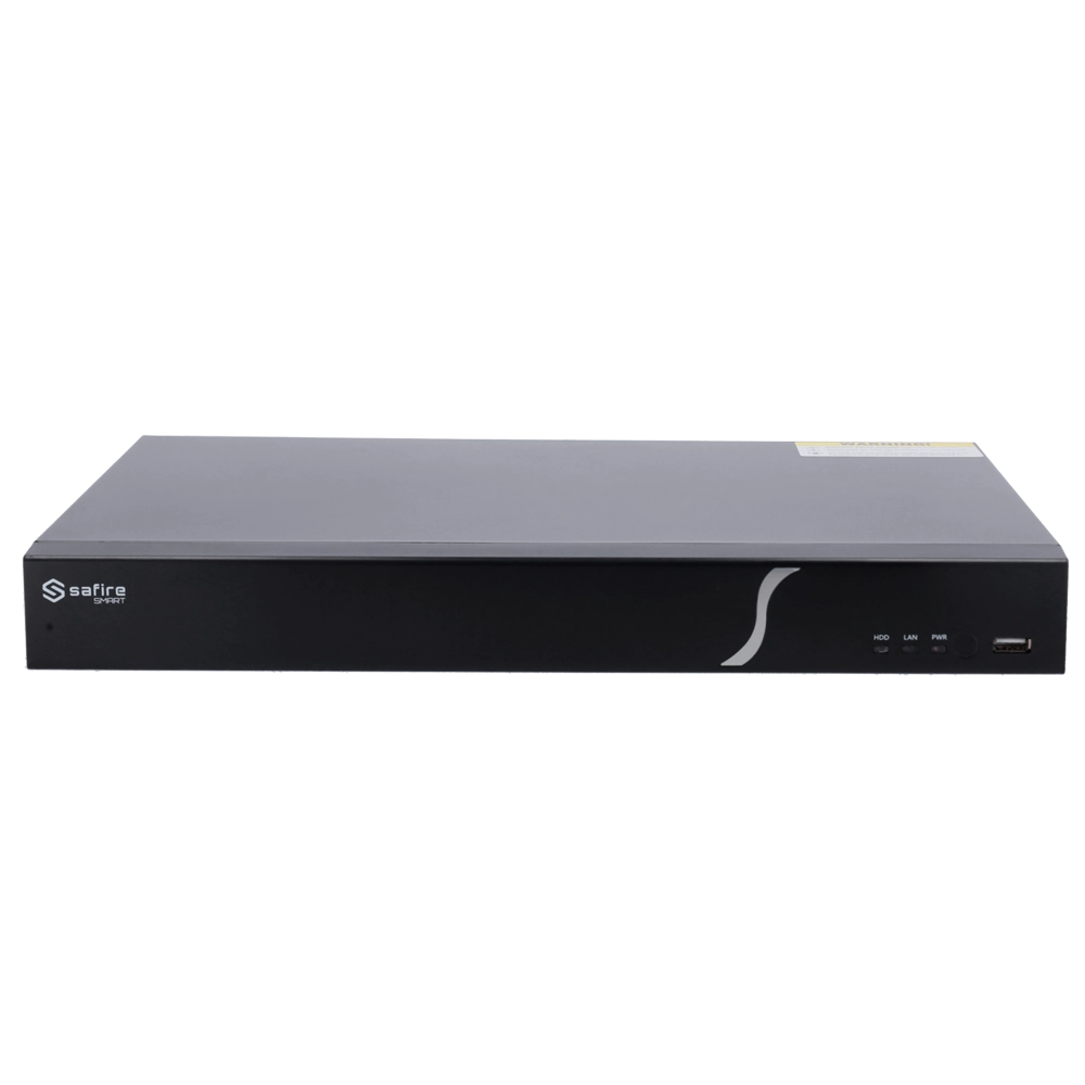NVR IP 16CH Safire Smart B2 160Mbps 2HDD 4K H.265S Alarm AI