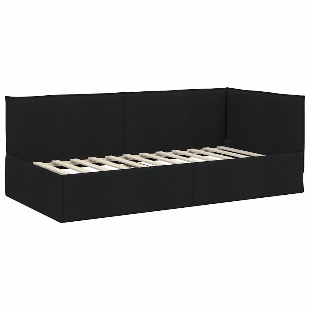 Struttura Letto Angolare con Materasso 2 pcs Verde Velluto 3394007