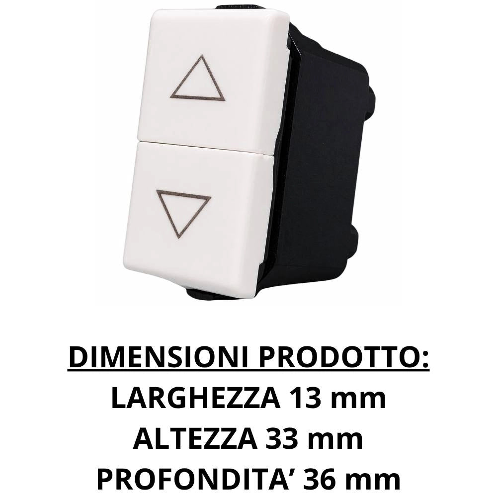 Saliscendi compatibile matix per controllo tapparelle e avvolgibili