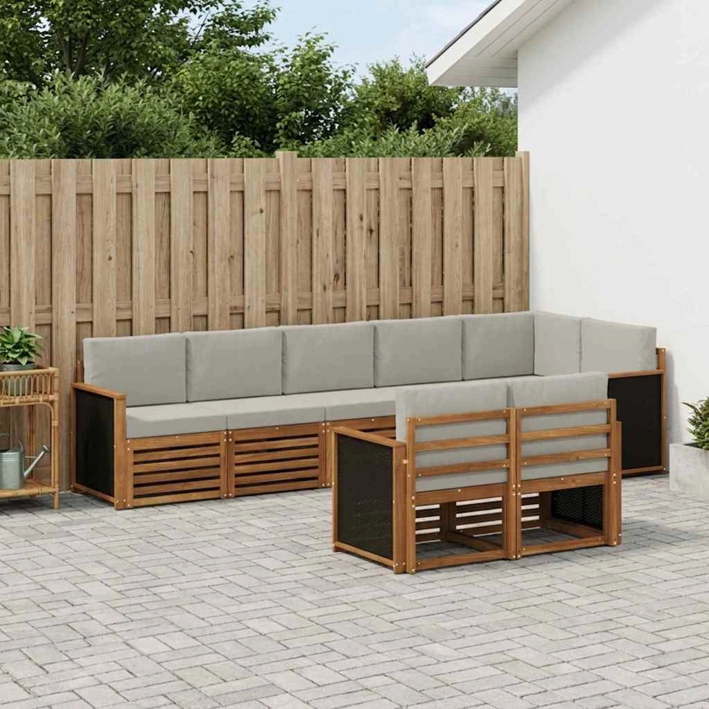 Set di divani da esterno 7 pz 3384492