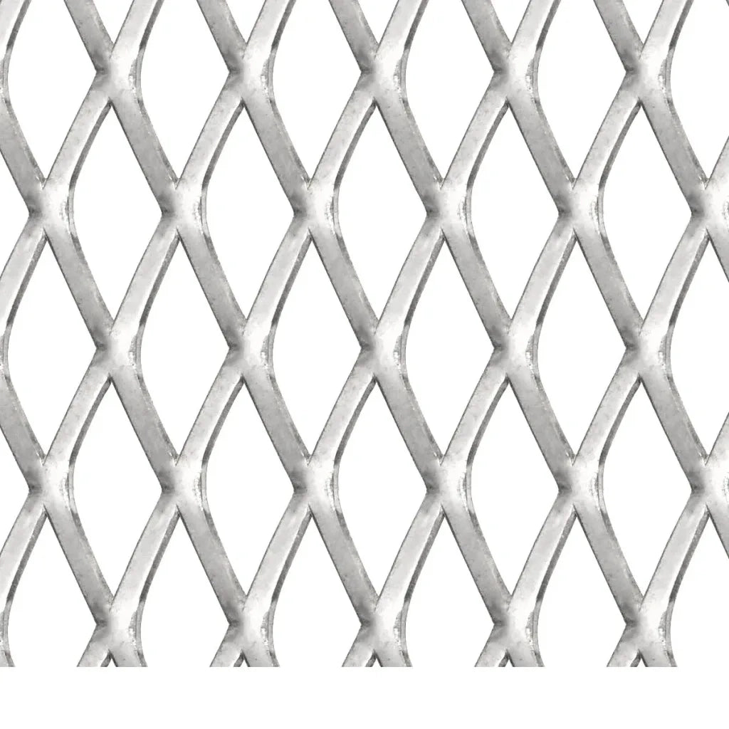 Recinzione in Rete in Acciaio Inossidabile 100x85 cm 45x20x4 mm 142285