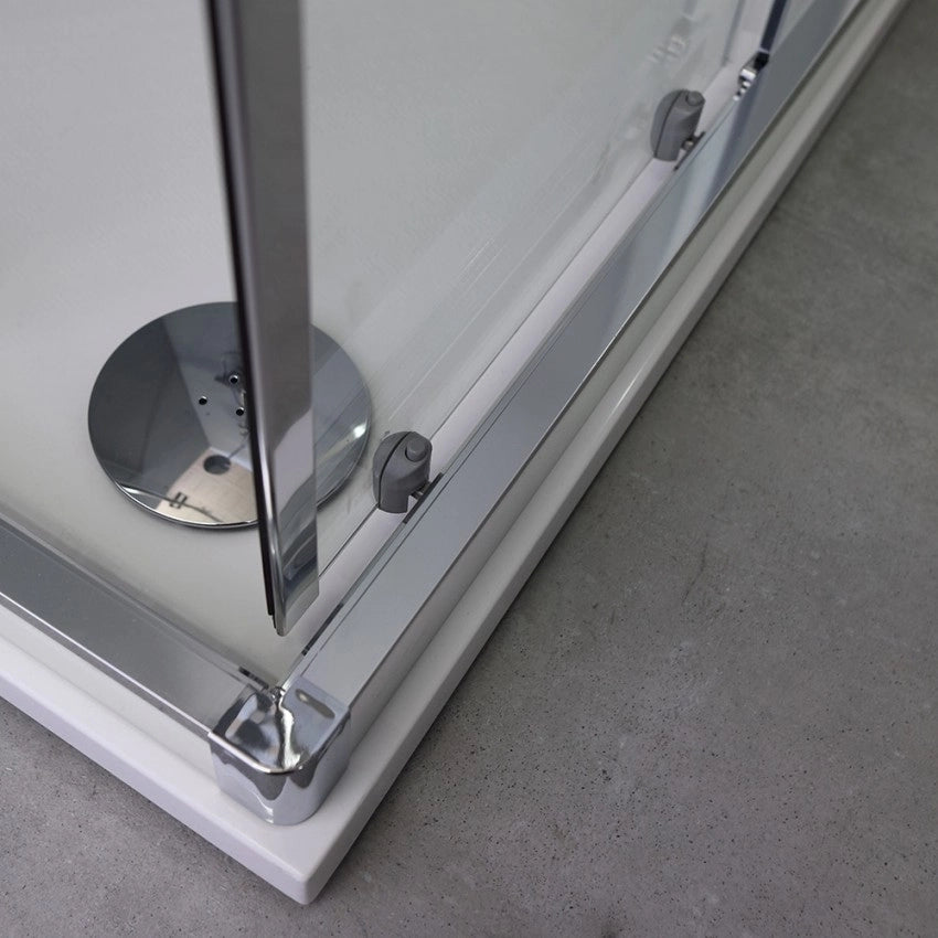 Box doccia moderno 70x120 con profilo piatto