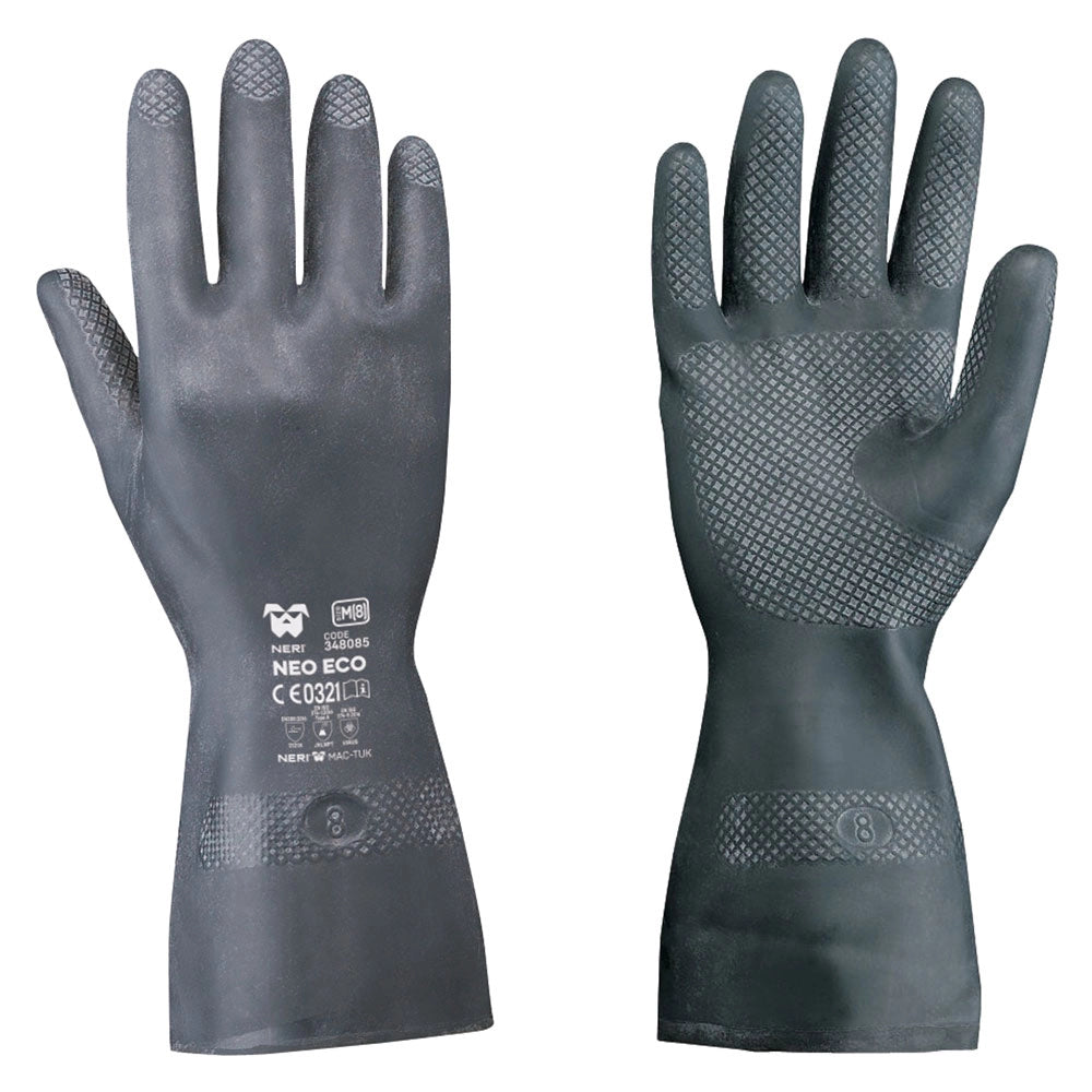 GUANTI NEOPRENE 'NEO ECO' L- 12 coppia  - NERI