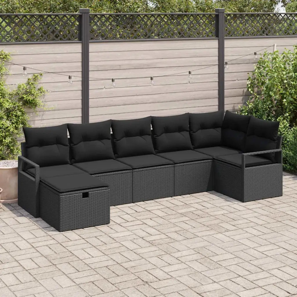 Set di divani con cuscino 5 pcs polyrattan