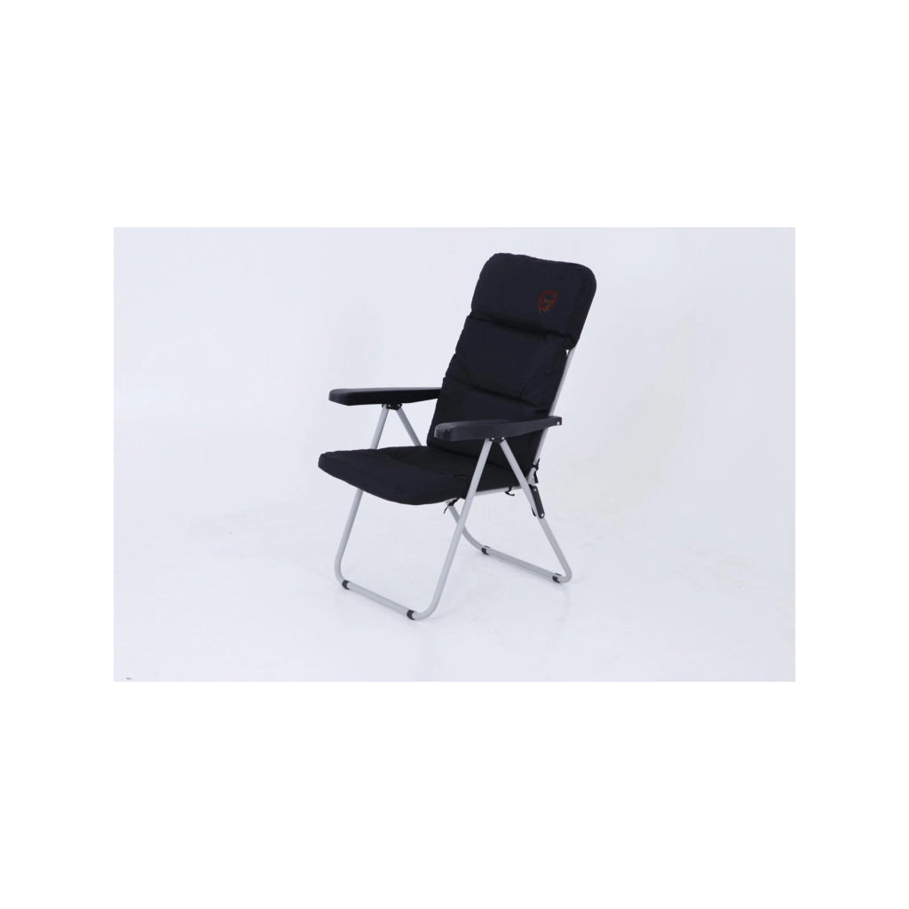 Set di 2 comode poltrone da campeggio pieghevoli - O'Camp - Regolabili in più posizioni - 70 x 105 x 62 cm