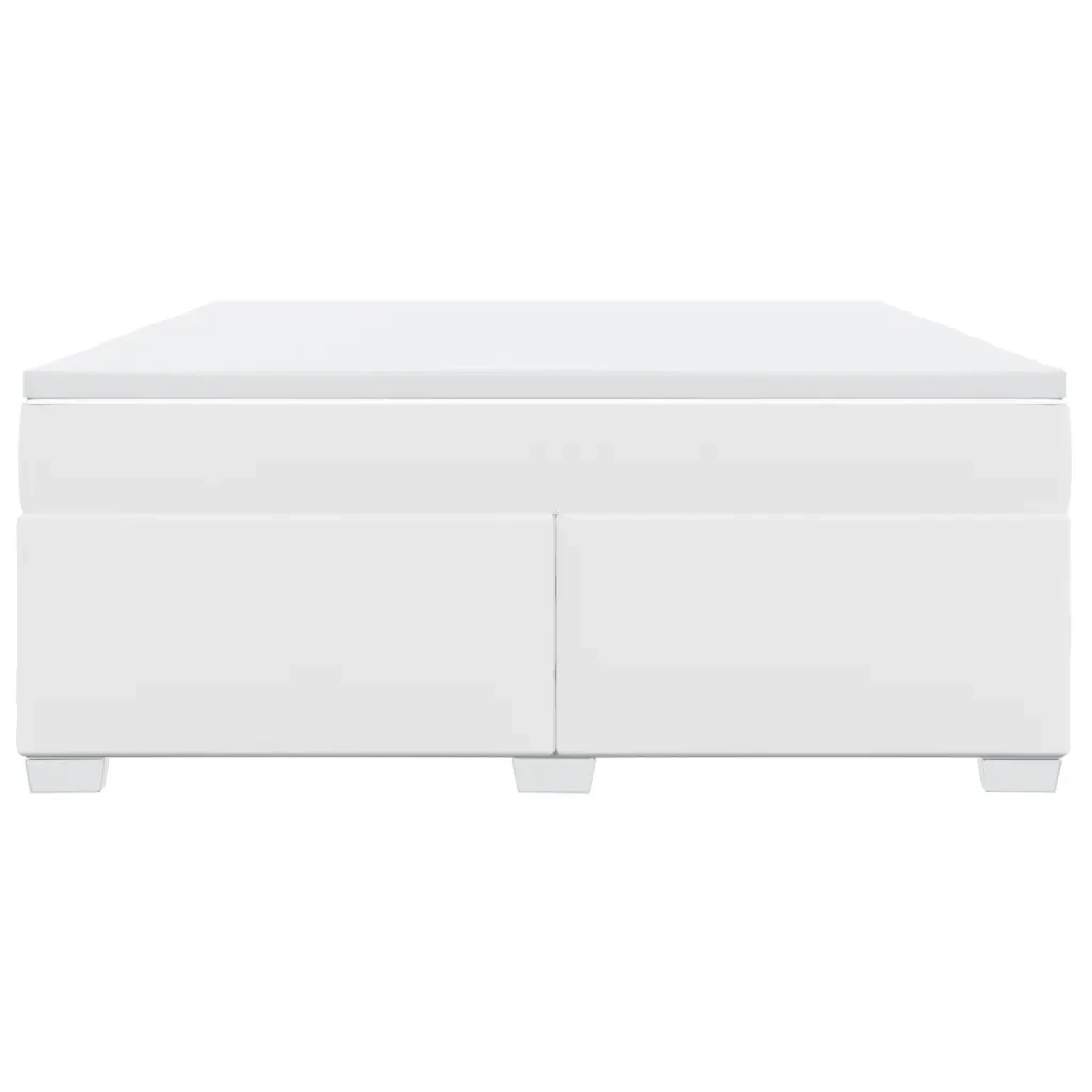 Giroletto a Molle con Materasso Bianco 180x200 cm in Similpelle 3285222