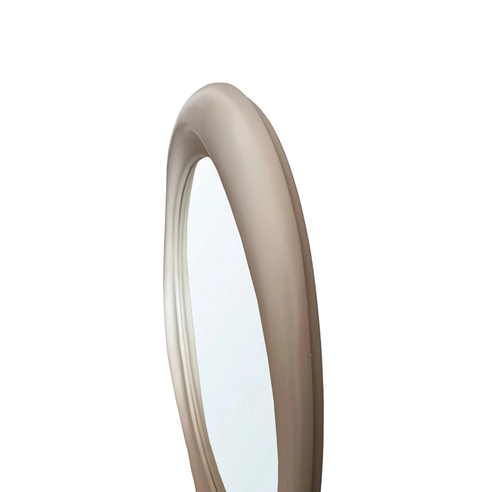 Specchiera Sagomata di Design SP48 88x85 cm Colore Cashmere | Specchio da Parete Moderno a Forma Irregolare